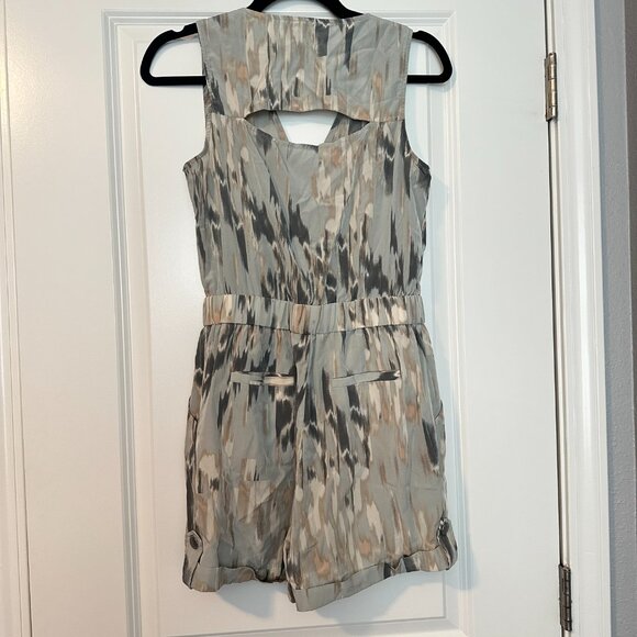 A/X ARMANI EXCHANGE | Women’s Sleeveless Romper w/ pockets | Gray | Size: 2 - Picture 2 of 13